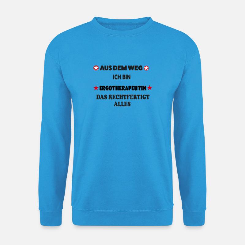 Ergotherapeutin - Unisex Pullover - Meeresblau