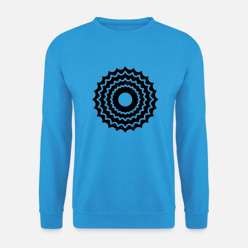 bike_einzelteil03 - Unisex Pullover - Meeresblau