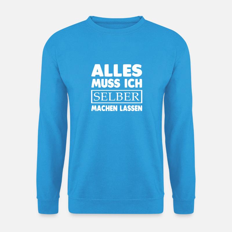 Selber machen lassen - Unisex Pullover - Meeresblau