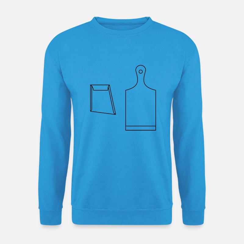 brett_und_schaber_1c_vektor - Unisex Pullover - Meeresblau