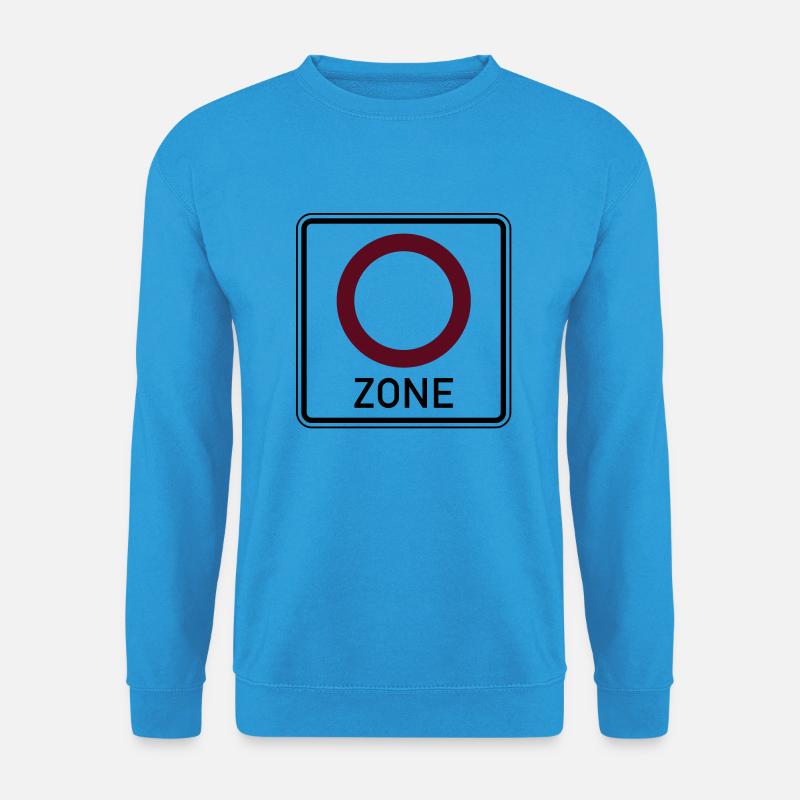Verbot Zone - Unisex Pullover - Meeresblau