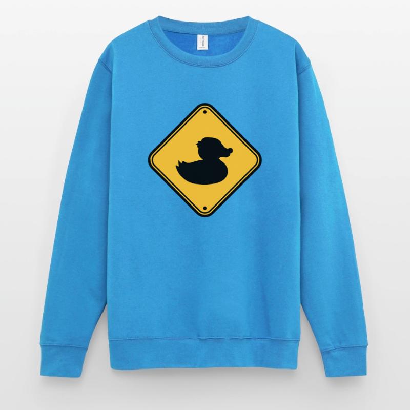 zone shield prohibited note danger caution Unisex Sweatshirt