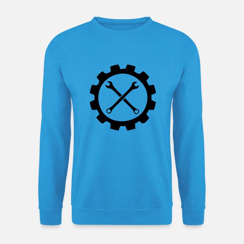 Schraubenschlüssel - Unisex Pullover - Meeresblau
