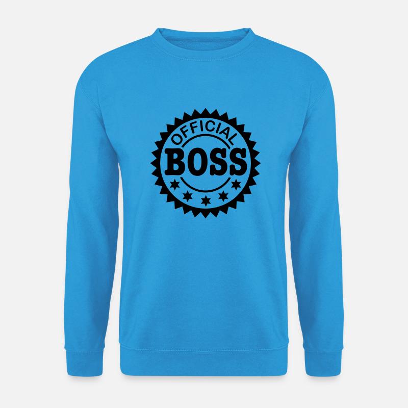 official_boss_f1 - Unisex Pullover - Meeresblau