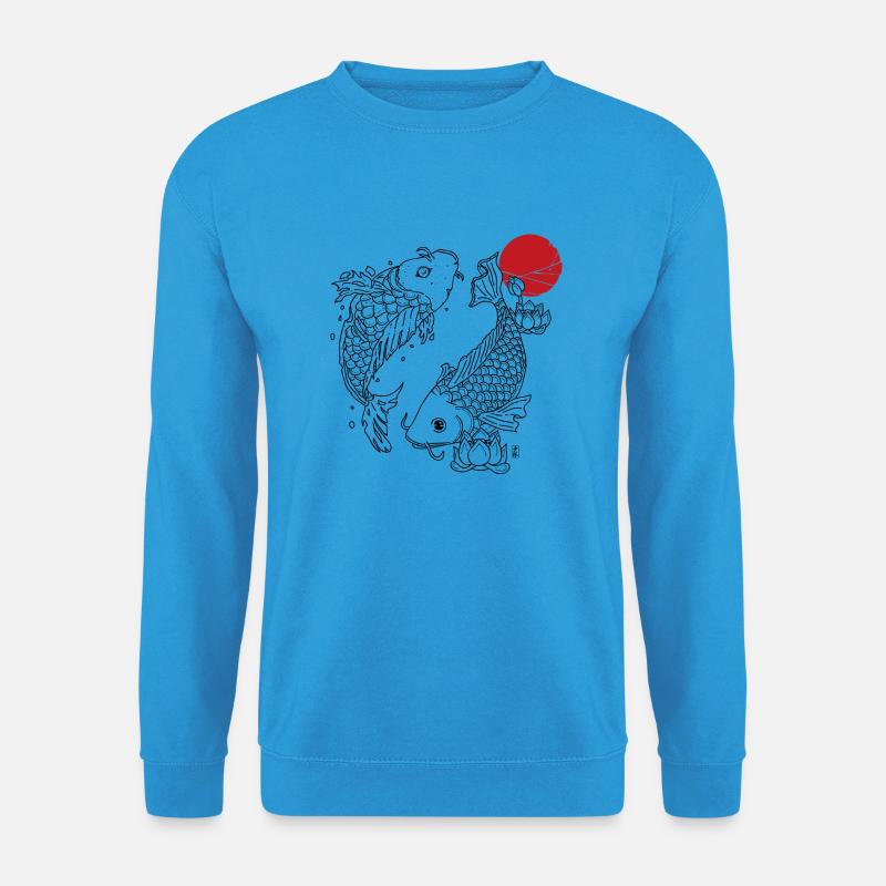 . Koi - Unisex Pullover - Meeresblau
