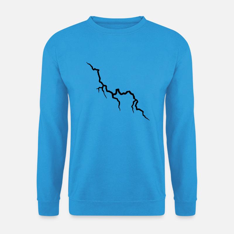 blitz_lightning - Unisex Pullover - Meeresblau