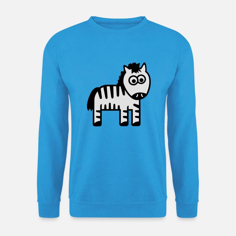 Zebra - Unisex Pullover - Meeresblau