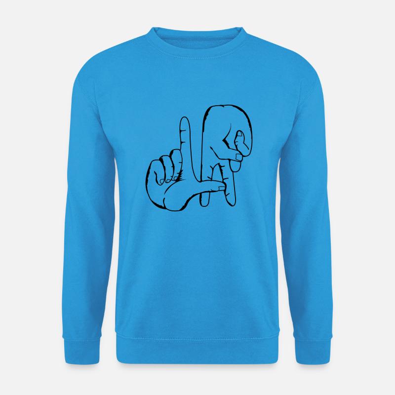 los_angeles_handzeichen - Unisex Pullover - Meeresblau
