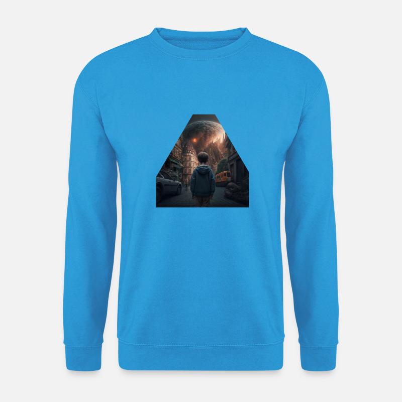 Alien Landung - Unisex Pullover - Meeresblau