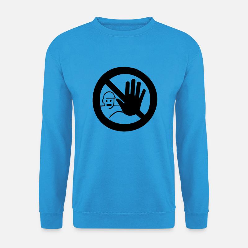 STOP - Unisex Pullover - Meeresblau