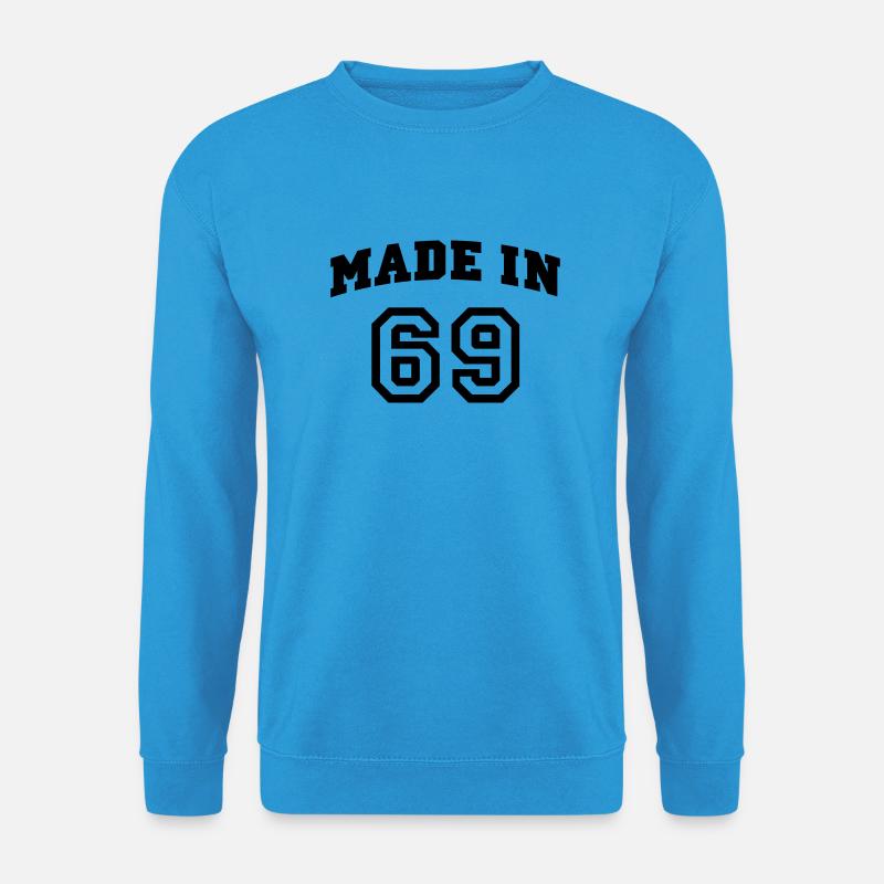 mp_madein69a - Unisex Pullover - Meeresblau