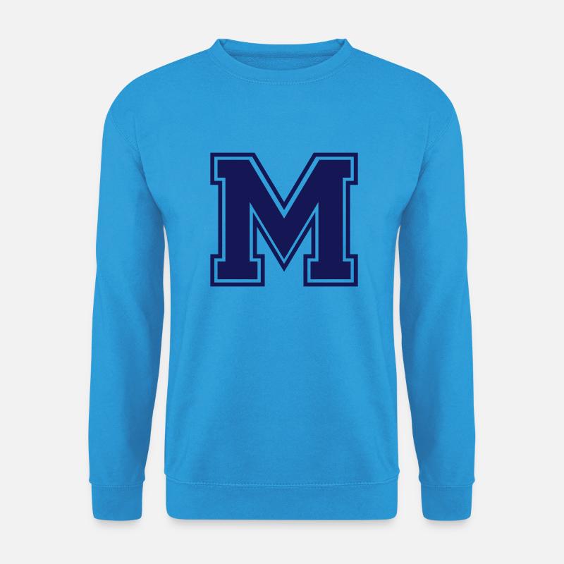 m - Unisex Pullover - Meeresblau
