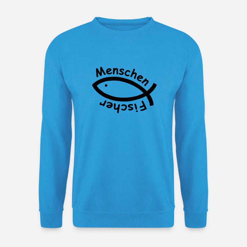 Menschenfischer - Unisex Pullover - Meeresblau