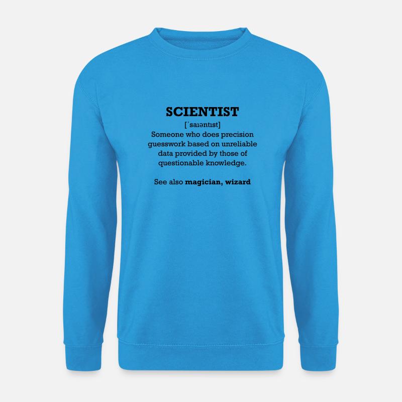 Scientist - wizard - Unisex Pullover - Meeresblau
