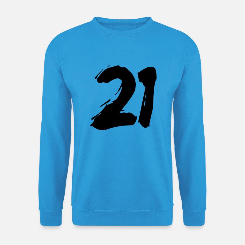 Brushed 21 - Unisex Pullover - Meeresblau