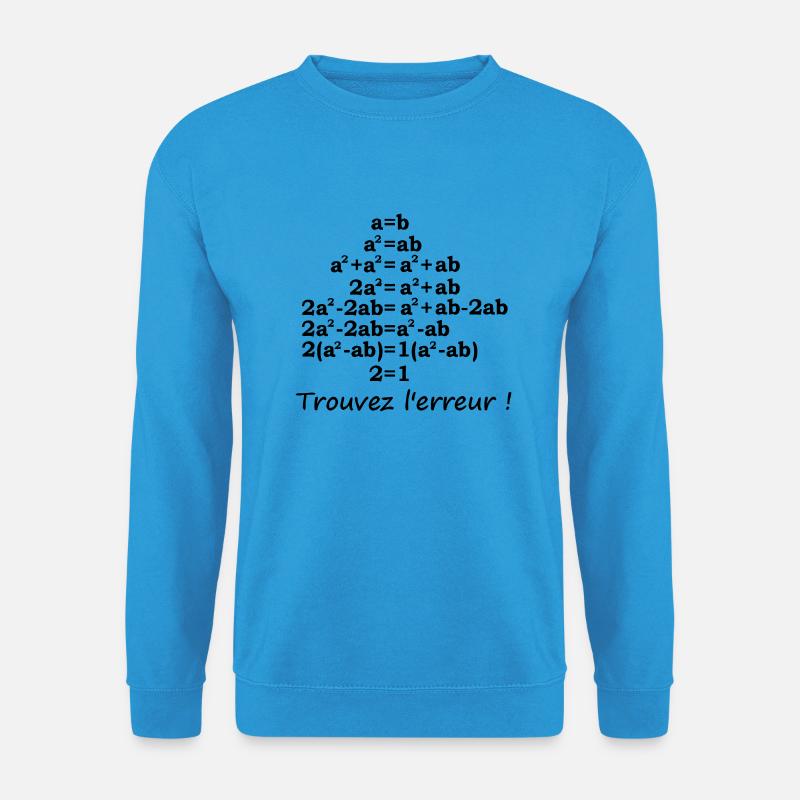 trouvez_erreur - Unisex Pullover - Meeresblau