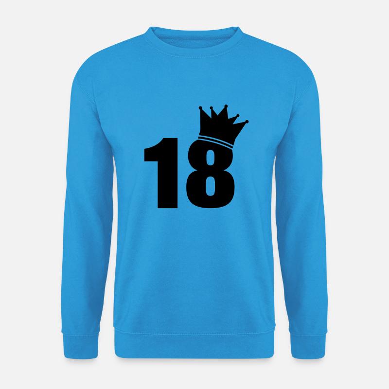 18_krone_f1 - Unisex Pullover - Meeresblau