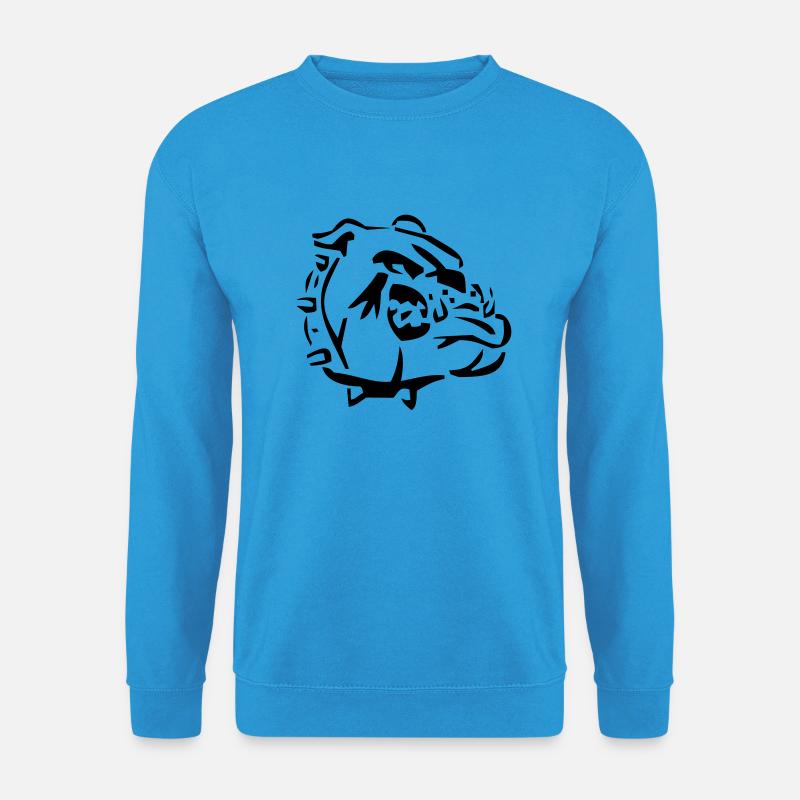 Bulldogge - Unisex Pullover - Meeresblau