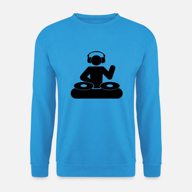 dj - Unisex Pullover - Meeresblau