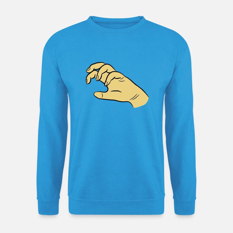 Hand klaue - Unisex Pullover - Meeresblau