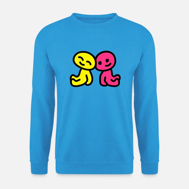 Freundschaft - verliebt 3 - Unisex Pullover - Meeresblau