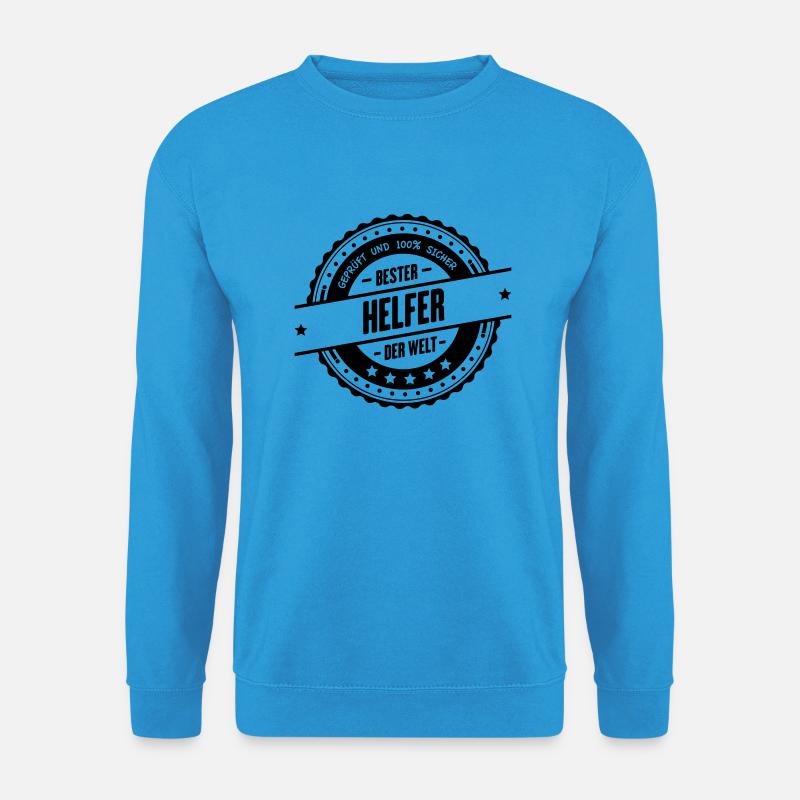 Bester Helfer - Unisex Pullover - Meeresblau