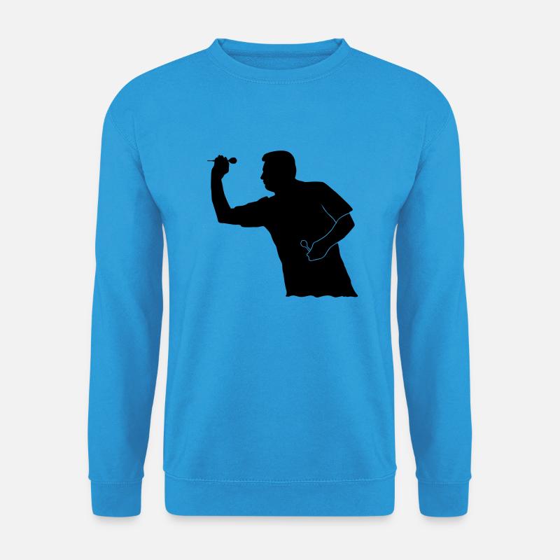 Darts de - Unisex Pullover - Meeresblau