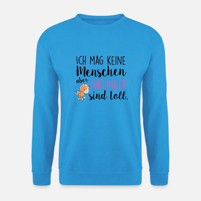 Haflinger sind toll - Unisex Pullover - Meeresblau