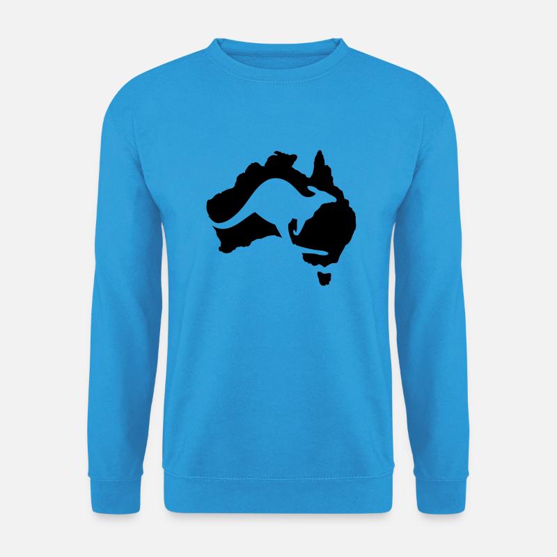 australia_design_je1 - Unisex Pullover - Meeresblau