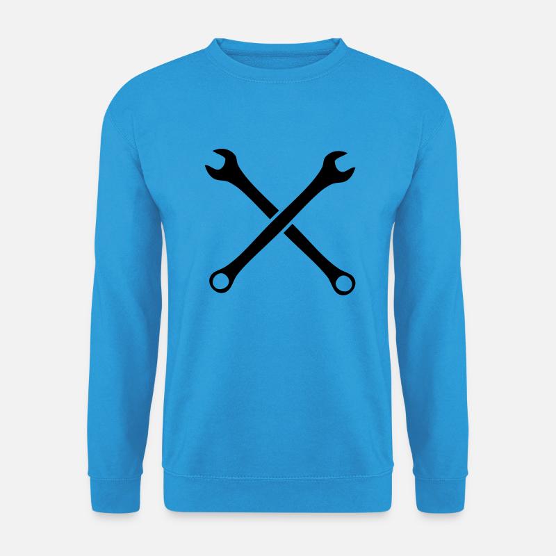 Schraubenschlüssel - Unisex Pullover - Meeresblau
