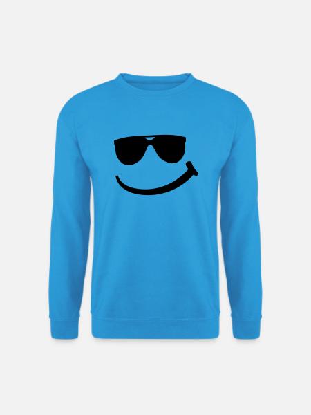 cool_smily_f1 - Sweat-shirt Unisexe - bleu mer