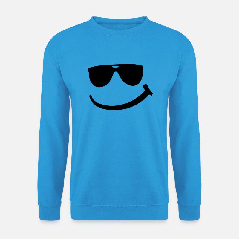 cool_smily_f1 - Unisex Pullover - Meeresblau