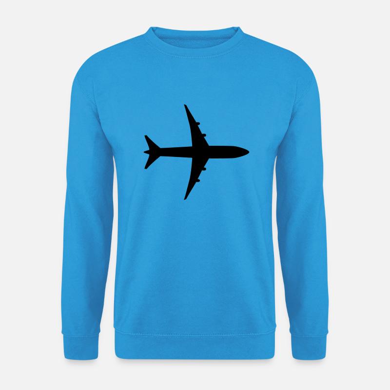 Plane - Unisex Pullover - Meeresblau