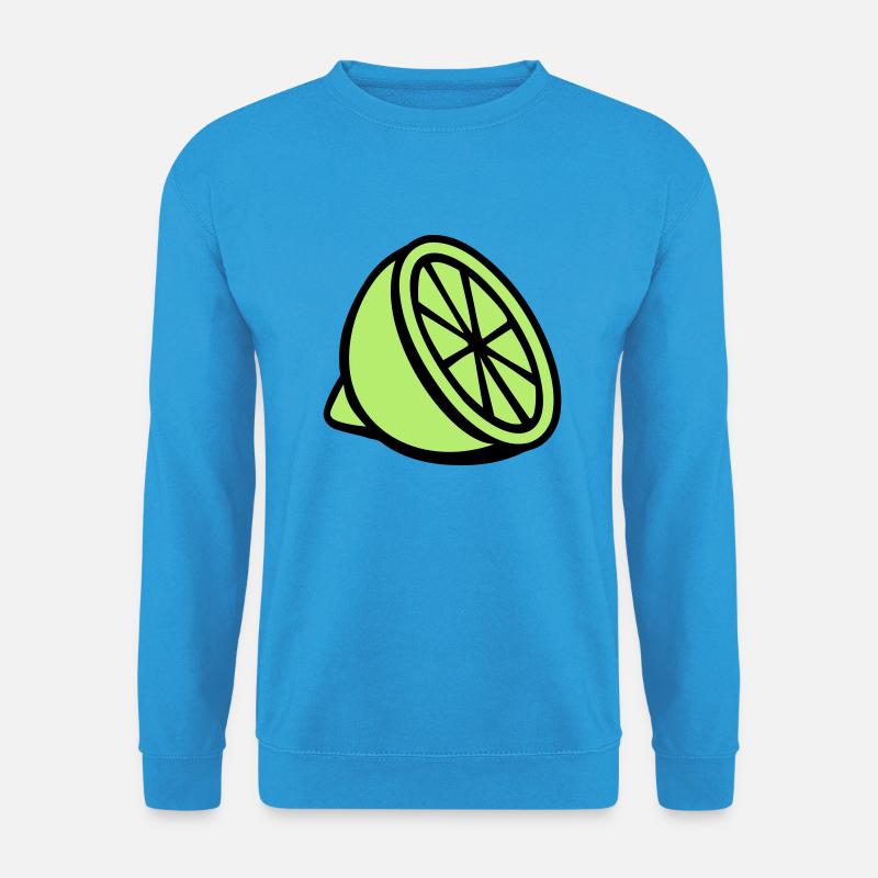 Limette - Unisex Pullover - Meeresblau