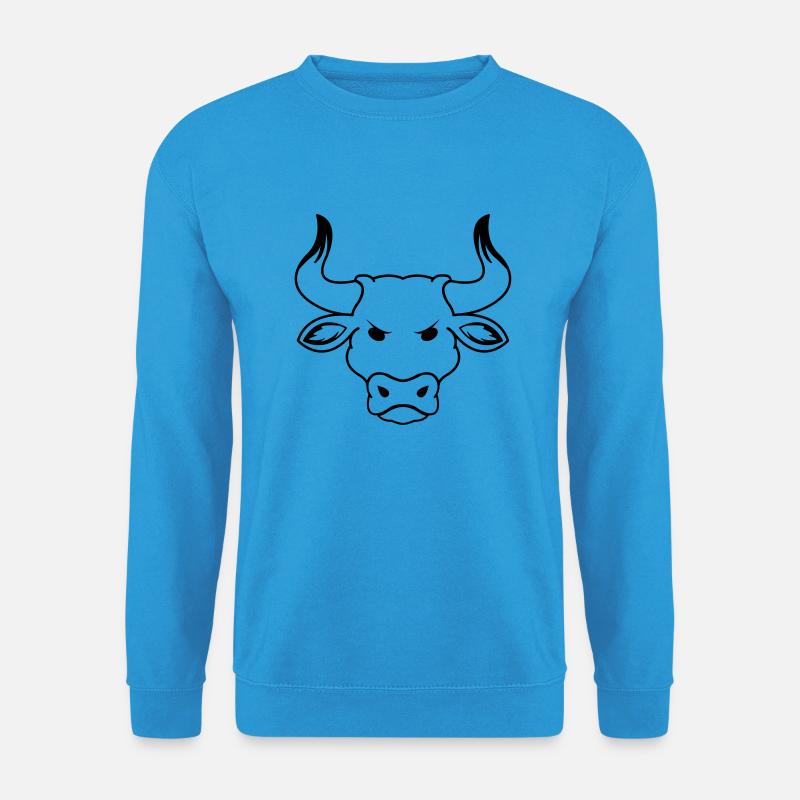 stier_01 - Unisex Pullover - Meeresblau