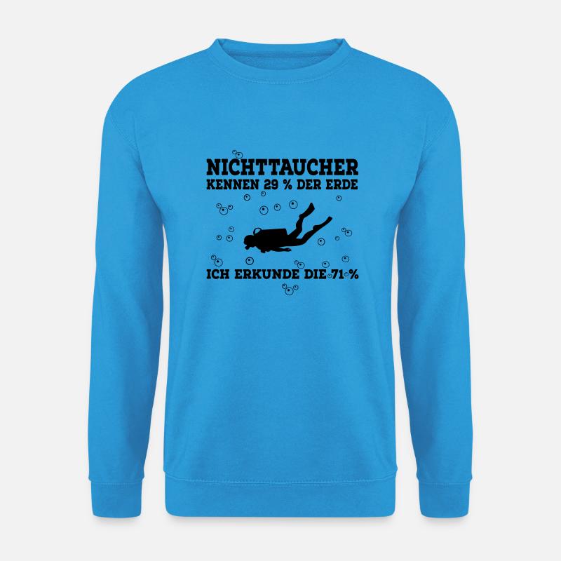 tauchen - Unisex Pullover - Meeresblau