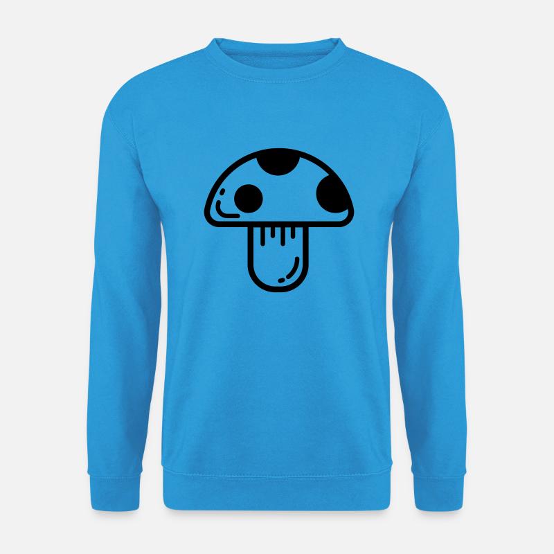 Pilz Icon - Unisex Pullover - Meeresblau