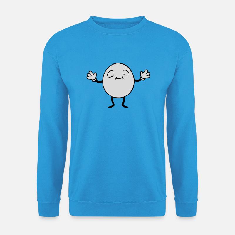 Ei Mann Design - Unisex Pullover - Meeresblau