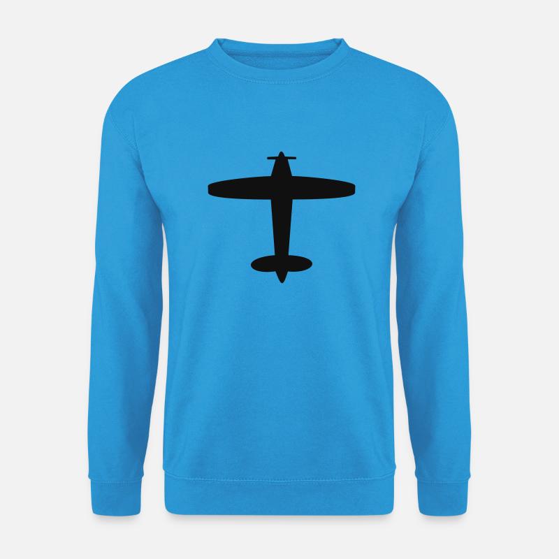 Flugzeug - Unisex Pullover - Meeresblau