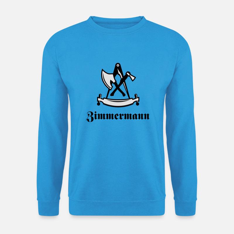 Zimmermann - Unisex Pullover - Meeresblau