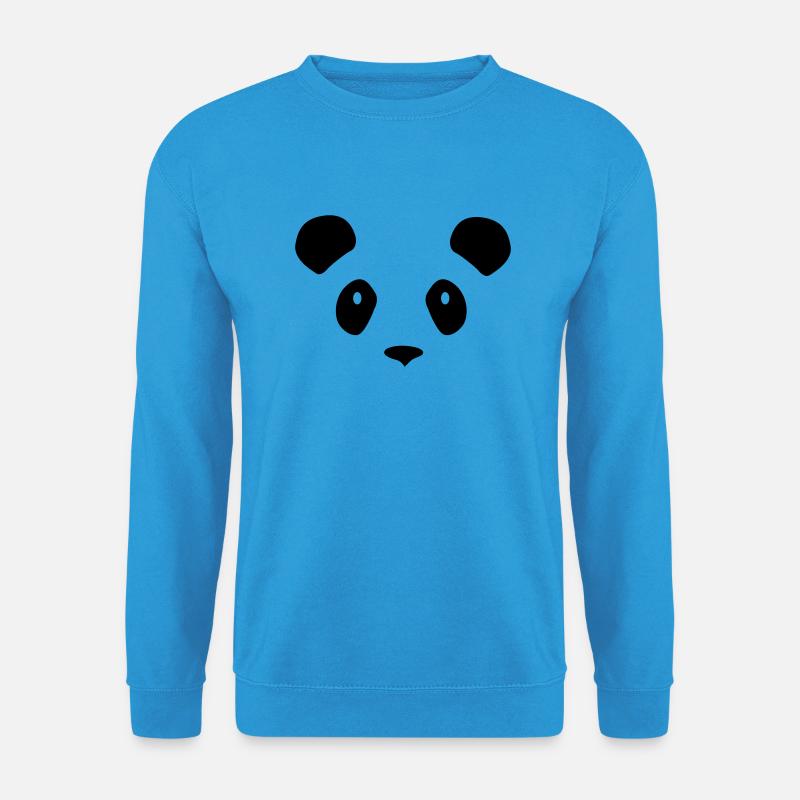 Panda - Unisex Pullover - Meeresblau