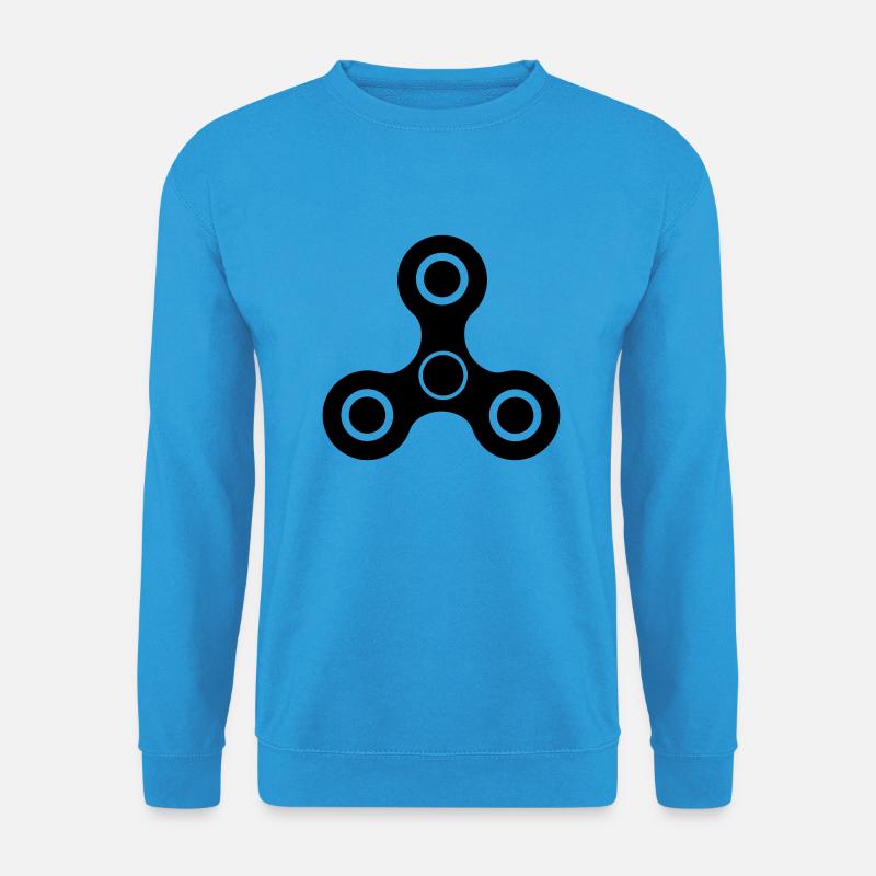 fidget spinner - Unisex Sweatshirt - sea blue