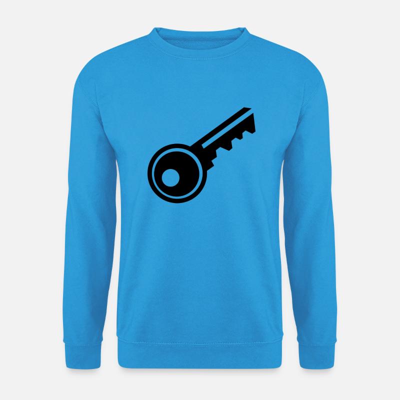 Schlüssel - Unisex Pullover - Meeresblau