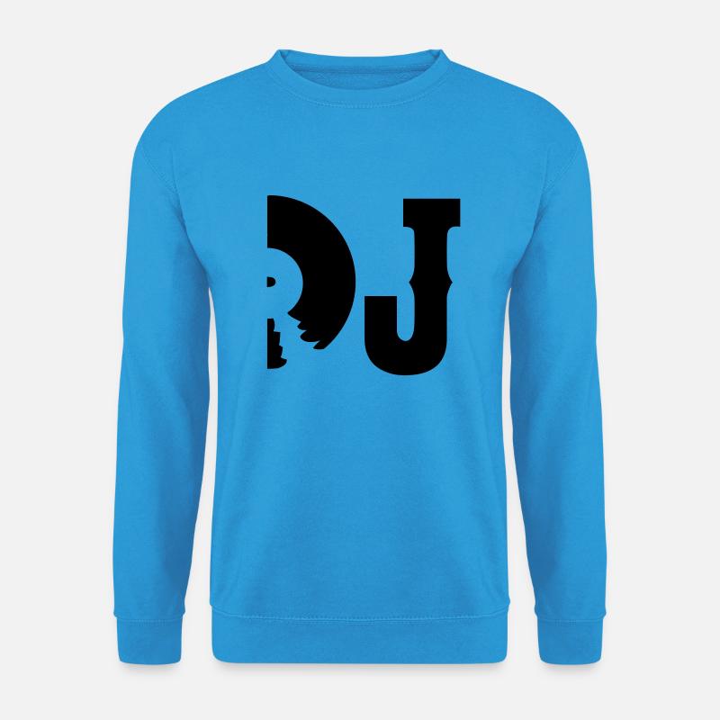 dj - Unisex Pullover - Meeresblau