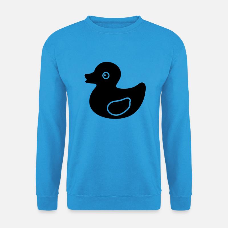 Gummi-Ente - Unisex Pullover - Meeresblau
