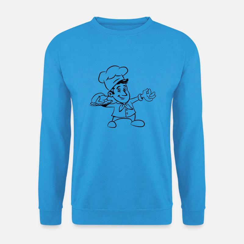 kochen koch hähnchen - Unisex Pullover - Meeresblau