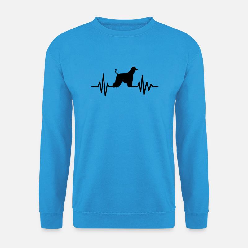Afghanischer Windhund - Unisex Pullover - Meeresblau
