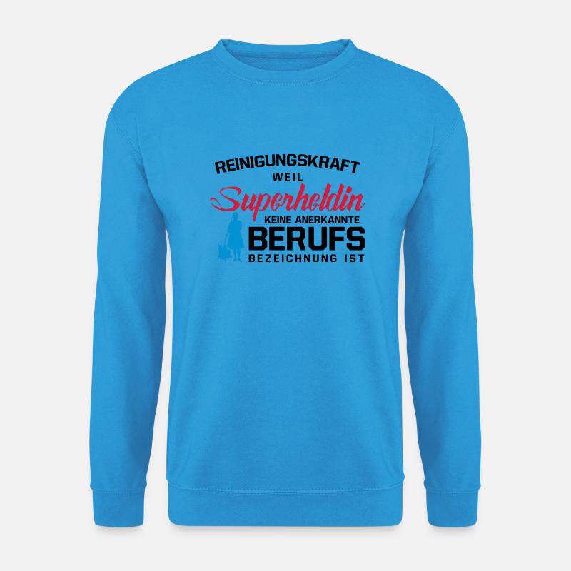 Reinigungskraft - Unisex Pullover - Meeresblau