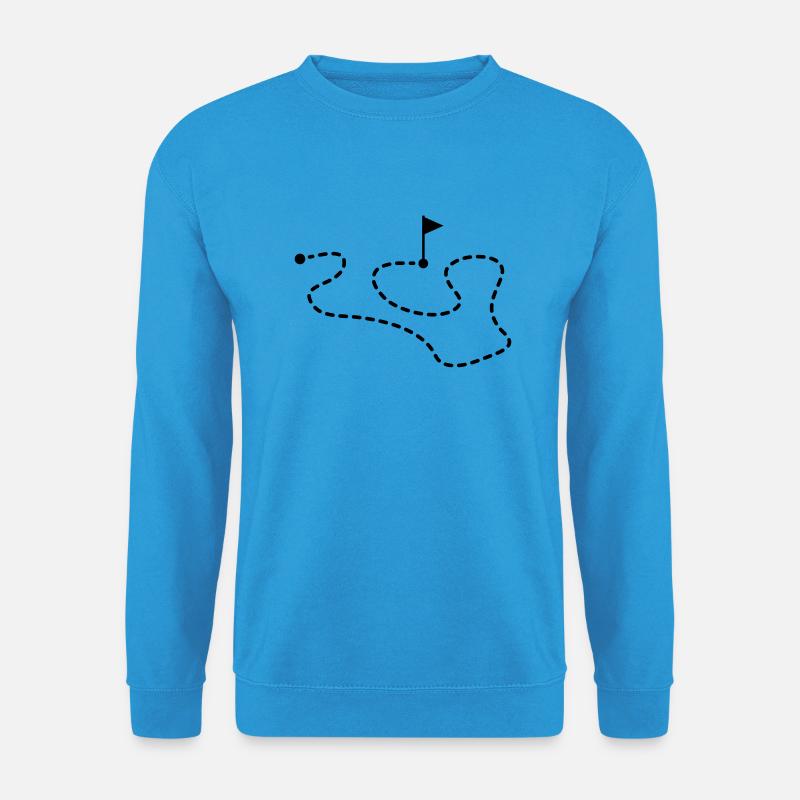 route_f1 - Unisex Pullover - Meeresblau