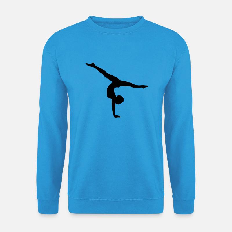 Gymnastic Bodenturnen Kunstturnen Sport turnen - Unisex Pullover - Meeresblau